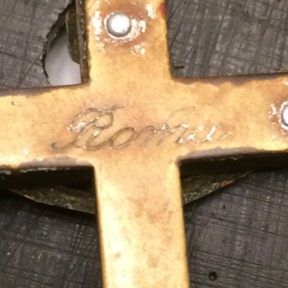 Unique Vintage Brass Jesus crucifix - Picture 3 of 5